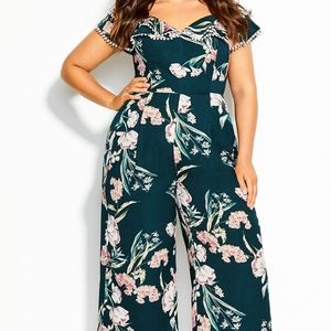 City Chic Fresh Field Jumpsuit